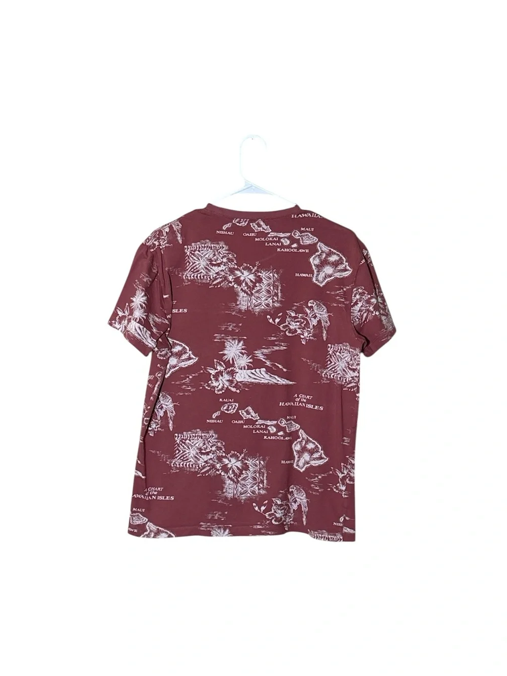 J. Crew Women's Hawaiian Island-Print Tee,Size M